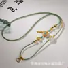 Nuevo Cordón de Collar Minimalista Estilo Chino para Colgar Colgantes de Jade de Cera de Abeja, Cordón Trenzado Hecho a Mano para Colgantes con Cierre de Liberación Rápida