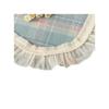 9-12cm beige arrugado suave gasa encaje ropa femenina escote puño accesorios de encaje decorativos