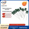 Capacitor de Poliéster PEI 102J100V 2A102J Série Fornecimento Direto de Fábrica Capacitor Plug-in Verde DIP