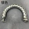 Tubo Engrosado con Forma de Serpiente para Gestión de Cables de Escritorio de Oficina, Mesa de Conferencias para Computadora y Organización de Cables, Tubo Cuadrado con Forma de Serpiente