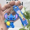 Colgante de Stitch de Dibujos Animados Llavero Divertido de Lilo y Stitch Colgante Muñeco de Plástico Suave Caja Ciega
