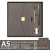 Conjunto de Presente de Caderno de Luxo A5 Transfronteiriço para Escritório Comercial de Alto Padrão 70% de Desconto Caderno Magnético com Impressão de Logotipo Personalizado
