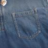 AliExpress comércio exterior 2024 primavera e verão novas roupas femininas moda simples all-match estilo lapela solto vestido jeans