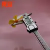 555Y2A Amarillo 55 Ventilador de Hélice de 5 Palas Aspa de Viento Tecnología de Paleta de Flor de Ciruelo de 5 Palas Piezas de Bloque de Construcción