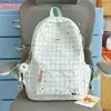 Mochila Escolar Transfronteiriça para Meninas do Ensino Fundamental, Alunos do Ensino Médio e Alunos do Ensino Fundamental, Grande Capacidade, Mochila Tendência de Nicho com Acabamento de Alta Qualidade