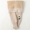 Medias de otoño e invierno para niños, leggings para bebés, con flores tridimensionales, forradas con vellón, gruesas y lindas, para niñas.