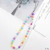 Nova série de frutas de cerâmica macia corrente de celular diy capa de celular acrílico estrela de cinco pontas corrente de celular coleção tendência