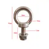 Accesorios de Hebilla de Balanceo de Acero Inoxidable, Tornillos de Anillo Colgante Extendidos, Pernos para Cestas Colgantes, Ganchos de Suspensión con Carga, Ganchos de Base para Llantas