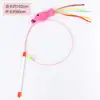 Caña de Juguete para Gatos con Alambre de Acero, Varilla Larga con Pluma y Cascabel, Juguete Interactivo para Gatos Alivia el Aburrimiento, Suministros para Mascotas, Juguete Transfronterizo para Gatitos