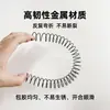 Metal 3:1 espiral A4 de bobina simple, resistente al óxido, duradero, anillo de encuadernación en espiral para calendarios de escritorio, carpeta de anillas para hojas sueltas