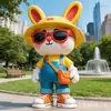 Esculturas Personalizadas de Fibra de Vidro de Personagens Populares de Desenho Animado para Shoppings ao Ar Livre e Ruas Comerciais, Decorações de Mascotes de IP