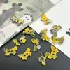 Botones coloridos pequeños de peces, mariposas, monedas, nubes, estrellas, triángulos, de dos agujeros irregulares y color degradado para ropa de niños y mujeres DIY