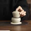 Juego de Té Wenchuang traje Viaje Portátil Taza Exprés Exterior Doble Tetera Cerámica Taza para Pareja Taza de Té de Viaje
