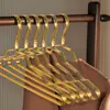 Cabides de Aço Inoxidável Cabides Sólidos para Roupas Atacado Doméstico Secagem Cabides de Aço Inoxidável para Roupas de Adultos e Crianças com Ranhuras Úmidos e Secos