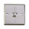 Interruptor de Cara Ancha de Acero Inoxidable 86 Botón de Salida de Control de Acceso para Áreas Residenciales, Hoteles, Elevadores, Interruptor de Reinicio Automático de Control de Acceso Normalmente Abierto