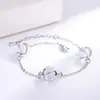 Pulseira Olho de Gato Ponto Sansheng III joia de mão processo que não desbota cobre prata primeira geração de fábrica