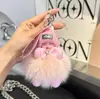 Fabricante Muñeca de Piel de Zorro Real Personalizada Llavero para Coche Colgante Muñeco de Peluche Colgante para Mochila Escolar Regalo para Pareja