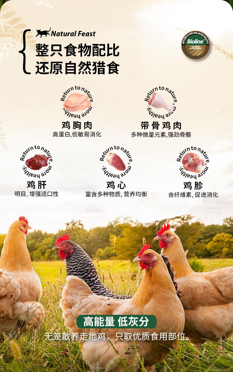 Bioline猎厂系列(咕噜包100g+猫条15gx5+罐头