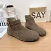 Novos Mocassins de Plataforma com Salto Escondido, Bico Fino e Boca Profunda para Mulheres, Versáteis, com Fivela Retro para o Dia a Dia