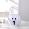 Bolsa de dulces bordada a mano de Halloween, accesorios de decoración navideña para niños, cubo de linterna de calabaza para festival de fantasmas, dulces de Halloween