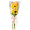 Regalo de San Valentín Flor Eterna Girasol Rosa Ramo Flor de Jabón Individual Flor Artificial Flor de Jabón Producto Terminado Mayoreo