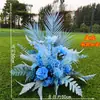 Flores Grandes de Chão para Casamento Flores de Seda Flores Decorativas Flores para Palco T Corredor Flores Penduradas Flores de Casamento Fundo de Flores