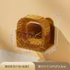 Plato para Escupir Huesos de Plástico PET Cuadrado Transparente Plato para Frutas Hogar Restaurante Plato para Frutas Plato para Snacks Mesa de Comedor Plato para Basura Plato