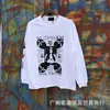 Erd Melancólico Rico Segunda Geração Retrato Retro Americano Estampa Rock Hip-Hop Bolso Cargo Calça Camiseta Manga Curta Solta Tendência Masculina e Feminina