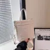 Bolsa de Trabalho de Luxo, Bolsa Saco Popular deste Ano 2025 Novo Estilo Coreano Tecido de Nylon Casual Versátil Bolsa de Ombro