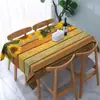 Toalha de Mesa Transfronteiriça Nova Toalha de Mesa Impermeável Primavera e Verão Linda Flor Retangular Toalha de Mesa Decorativa de Alta Qualidade