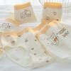 Calzones de Algodón Puro con Entrepierna de Algodón, Estampado Dulce de Fresa Combinado Japonés, Cintura Media, Ropa Interior para Cadera, Calzones para Estudiante