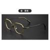 Danyang Ultra-leve Pure Titanium Frame Poligonal Retro Personalizado Anti-blue Light Óculos Frame 2092