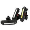 Luz de advertencia USB para bicicleta de montaña, equipo de ciclismo transfronterizo, luz trasera para bicicleta