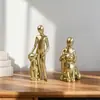 Artesanía Transfronteriza de Nueva Familia Humana y Perro Adornos Esculturas Amantes de los Perros Adornos Creativos Decoraciones
