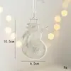 Pendente Pequeno com Glitter de Natal para Árvore de Natal Decoração de Árvore de Natal Estrela de Cinco Pontas Sino Pingente para Árvore de Natal