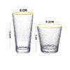 Taza de Vidrio Phnom Penh de Alto Valor con Patrón de Martillo de Viento, Regalo Creativo, Taza para Agua, Viento Simple, Taza de Té Doméstica, Venta al Mayoreo