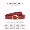 Cinturón de Cuero Genuino para Mujer, Cinturón de Piel de Vaca, Gama Alta, Sencillo, Versátil, Cinturón Decorativo para Mujer, Accesorio para Negocios y Viajes Diarios