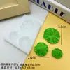 Molde de Silicona Combinado Forma de Hoja de Loto y Vaina de Loto Molde para Decoración de Pasteles Mousse de Chocolate DIY Arcilla de Pegamento