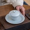 [Oferta Especial del Tendero] Taza de Hogar de Cerámica Vintage tamaño pequeño Imitación Esmalte Verde Taza de Té Juego de Té Kung Fu Taza de Té Taza Maestra