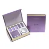 Caja de Empaque para Cosméticos Personalizada de Alta Gama con Tapa Magnética abatible Caja de Empaque Cartón Rígido Caja de Regalo Logotipo Personalizado Comercio Exterior al por Mayor