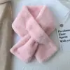 Cachecol urso inverno Novo estilo coreano fofo Fênix grosso quente imitação de pele de coelho versátil proteção para o pescoço pelúcia cachecol cruzado