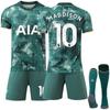 2425 Nueva Temporada Tottenham Segundo Visitante No.7 Son Heungmin Verde Traje de Jersey Traje de Fútbol 10 Madison Factory