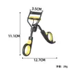 Curvador de Cílios, Curvador de Cílios em Forma de Girassol, Ferramenta Portátil para Iniciantes, Ângulo Amplo com Pente, Não Belisca a Pele, Clipe de Ângulo Amplo