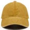Boné de Baseball Liso Colorido Lavado Transfronteiriço Boné Vintage Duckbill Chapéu Tendência Retro Aba Curva Logo Bordado Atacado