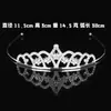 Diadema Corona para Niños Aleación Strass Accesorios para el Cabello Corona de Bebé Accesorios para el Cabello de Fiesta de Cumpleaños Accesorios para Vestido de Niña