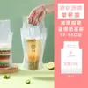Bolsa de Empaque para Tienda de Té con Leche Alta Transparencia para Llevar Café Bebida Desechable Taza Individual Taza Doble Bolso de Plástico Escarchado