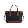Bolsa Feminina Nova Moda Cor Contrastante Casual Simples para o Dia a Dia Grande Capacidade Ombro Transversal Bolsa Tote Bolsa de Pulso para Mulheres