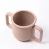 Taza para beber para bebés de 1 a 3 años, silicona de grado alimenticio, taza para snacks infantiles, taza con pajilla de gran capacidad, una taza de doble uso