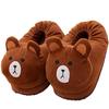 Pantuflas de algodón tridimensionales con dibujos animados de invierno, todo incluido, súper suaves, gruesas, lindas, cálidas para el hogar, pantuflas de algodón para interiores de moda