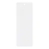 Tarjeta de Pasador de Pelo Blanco Lechoso de PVC Tarjeta Simple en Blanco Etiqueta de Empaque de Joyería Tira Larga de 20X7cm Papel al por Mayor